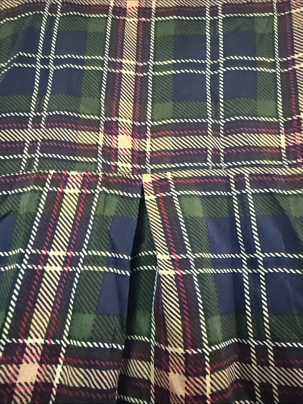 august silk Green and Navy Plaid 100% Silk Pajama Set -S - Picture 6 of 9